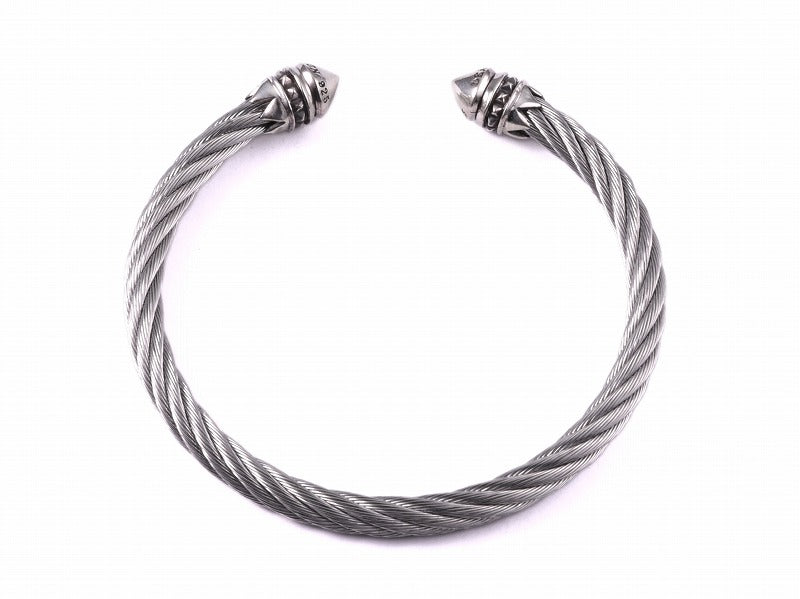 Deal Design - Stainless Wire Bangle : End Cone 2