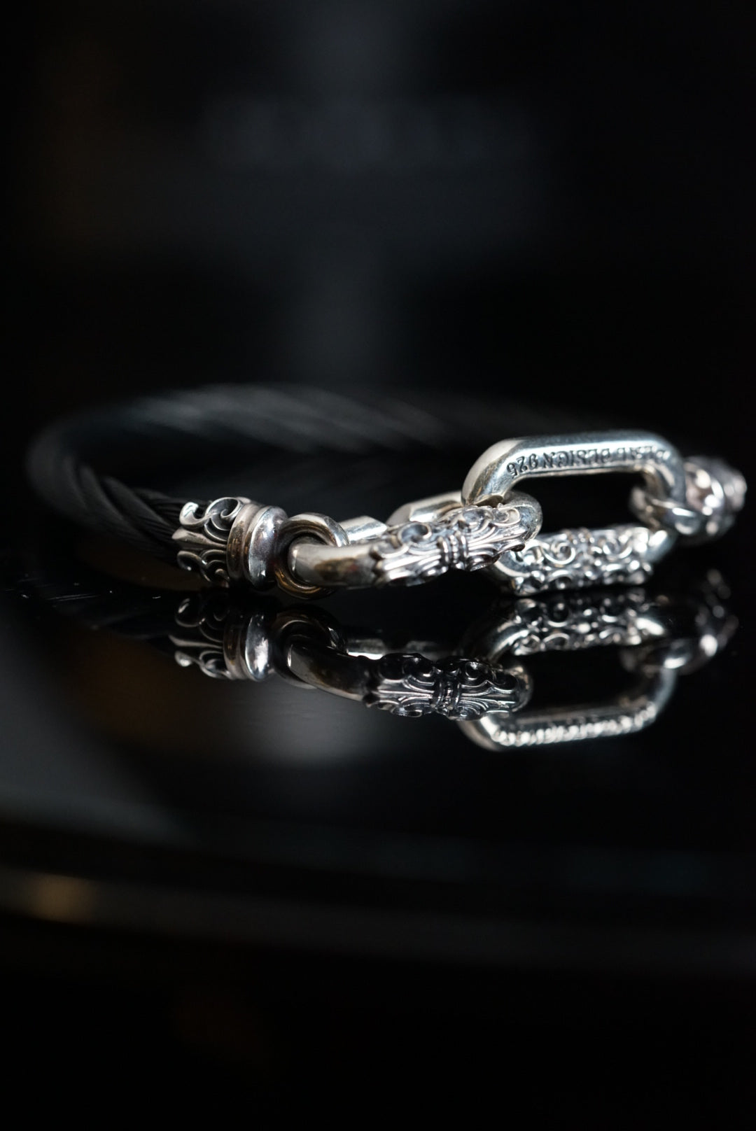 Deal Design - Stainless Wire Bangle : Oval Connect 6