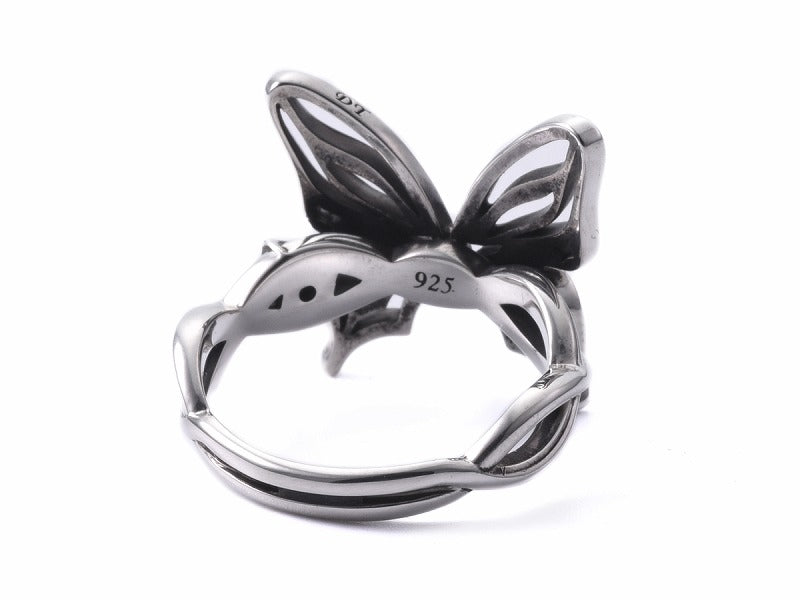 Deal Design - Studded Butterfly Large Ring 6