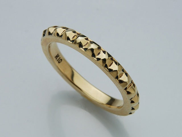 Deal Design - Tiny Cross 10K Gold Ring 1