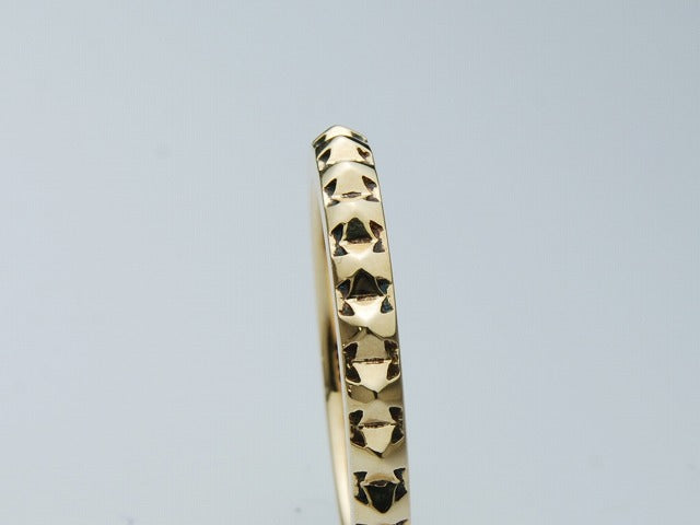 Deal Design - Tiny Cross 10K Gold Ring 3