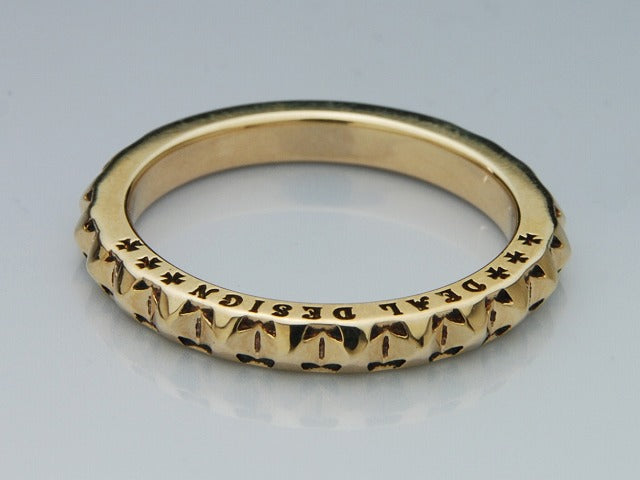 Deal Design - Tiny Cross 10K Gold Ring 4