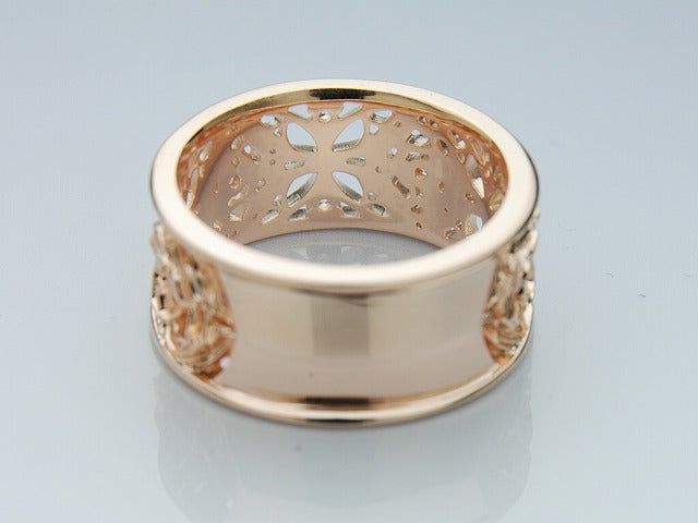 Deal Design - Wide Grid Rose Ring (PK) 5