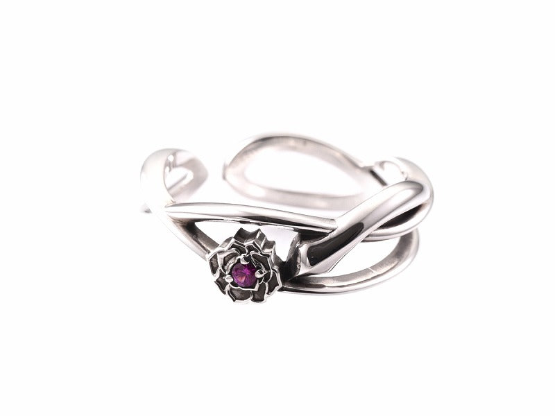 Deal Design Crossing Snake Ring 5