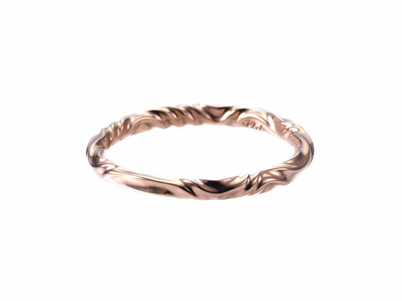 Deal Design Reverse Twist 2mm 10K Gold Ring 5