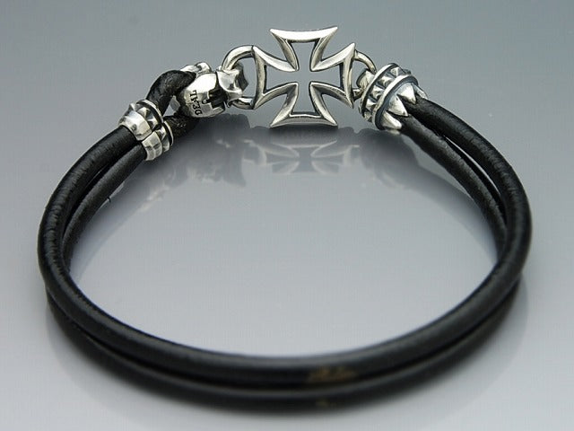 Deal design - Fangdo Skull Leather Bracelet 3