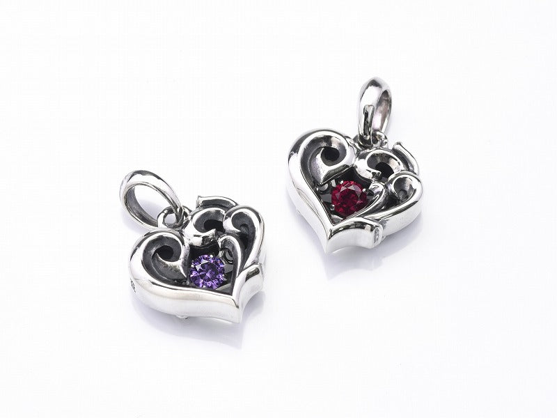 Deal design - Tiny Blaze Heart : DS Pendant 5
