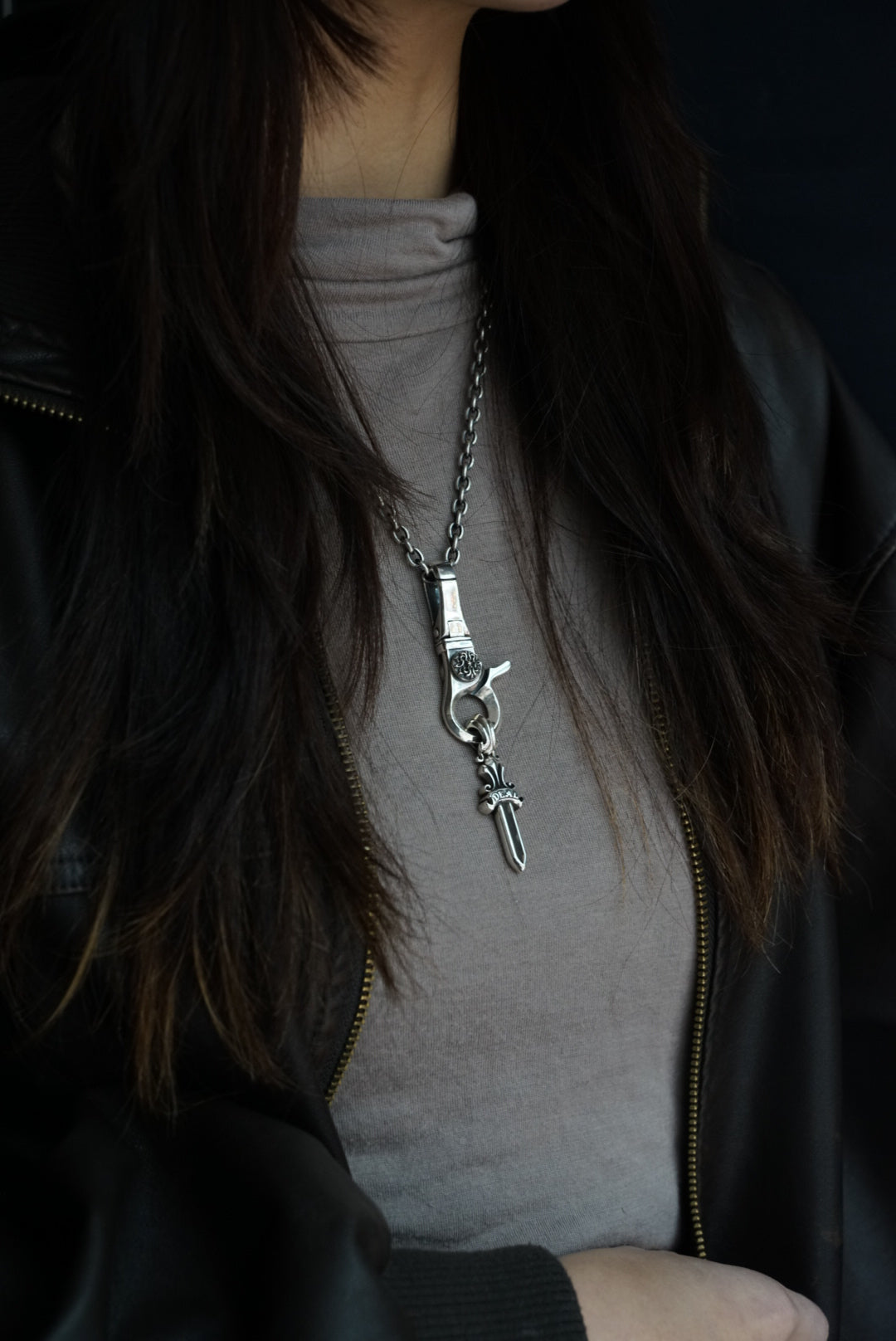 Lily Rod Dagger Pendant