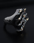 777 Lightning Ring w/18K Braze Custom
