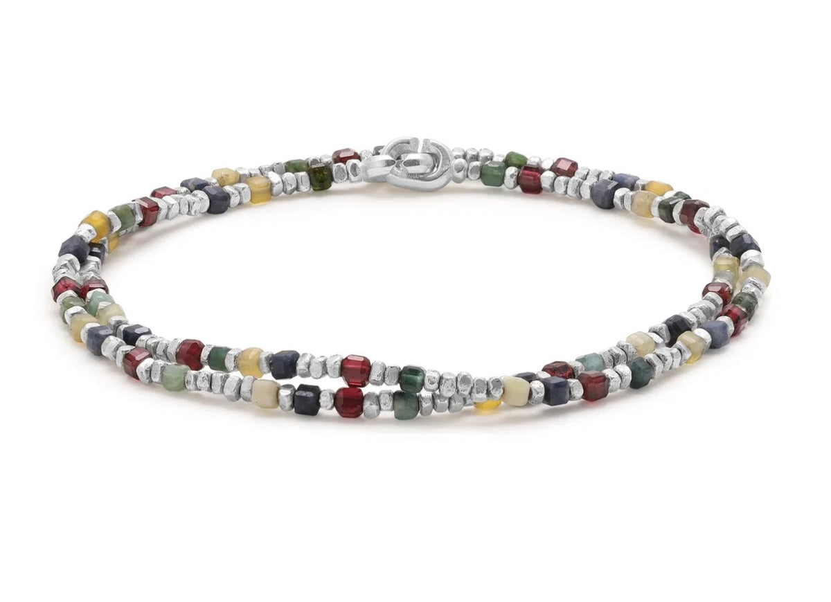 PERCEP BRACELET | TWO WRAP | STERLING SILVER