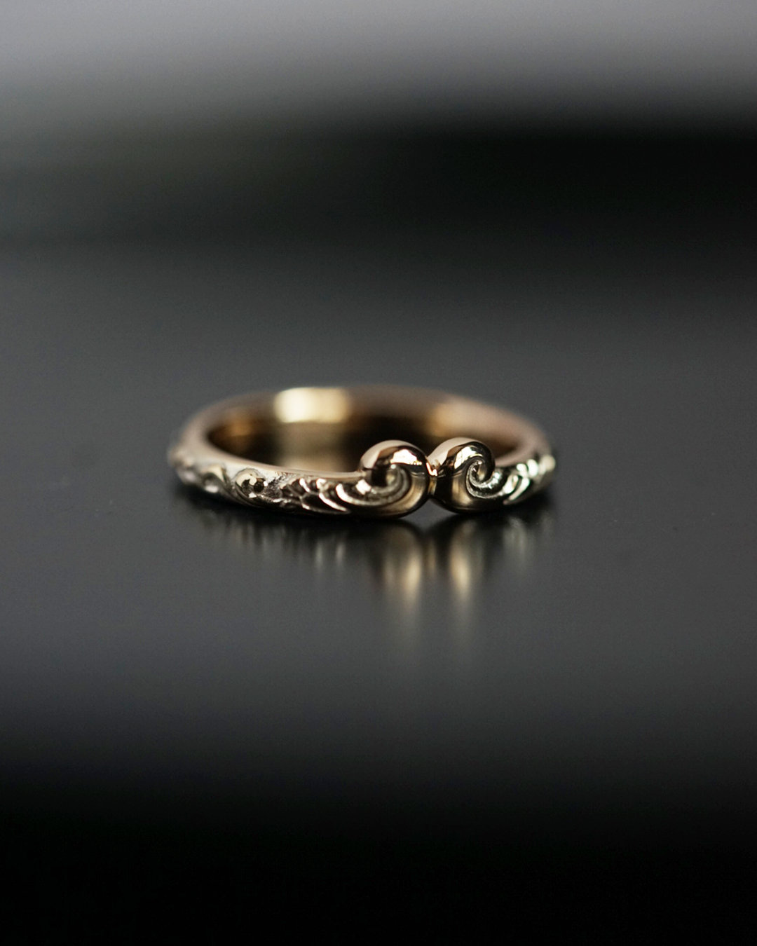 Guardia 10K Gold Gold Band Ring 1