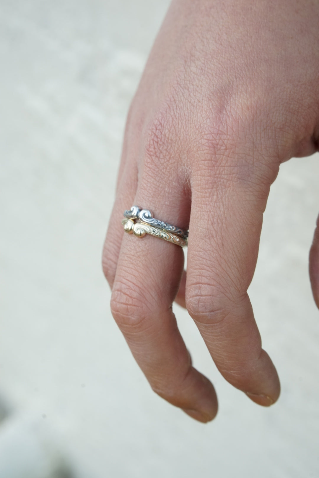 Guardia 10K Gold Gold Band Ring 4