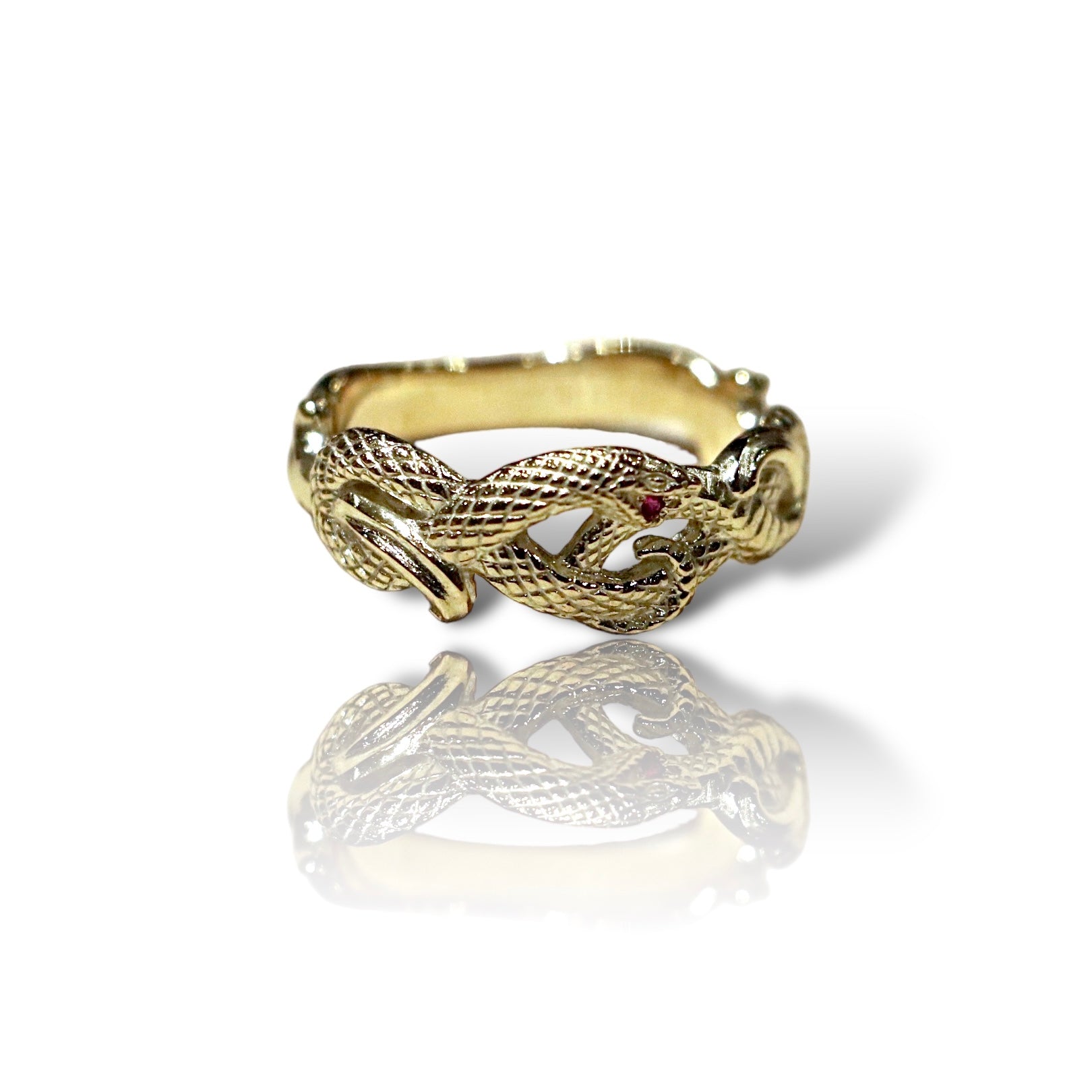 Guardia 10K Gold Medusiana w/ Ruby Ring 1