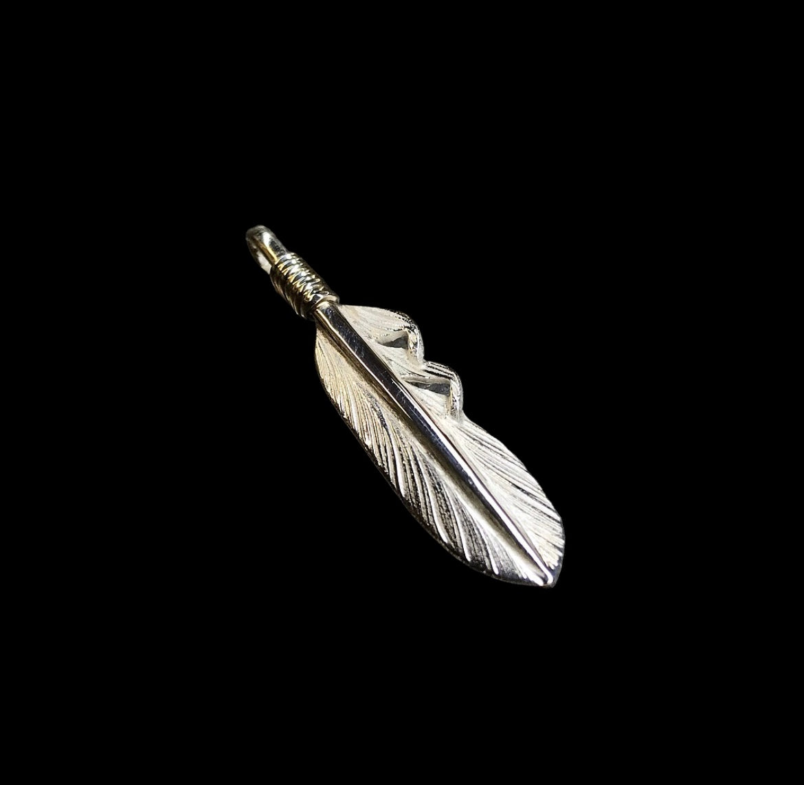 Silver Feather Pendant XS