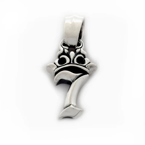 PN882 Number Crown Pendant