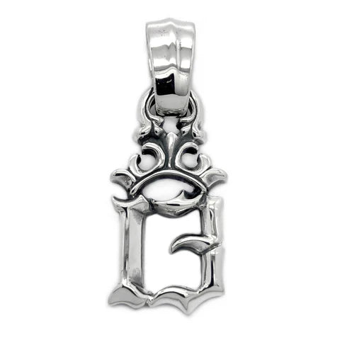 PN882 Number Crown Pendant