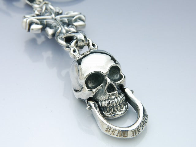 knocker skull key chain