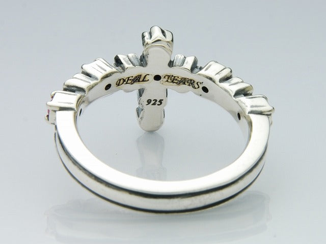 Deal Design Rose Cross Ring