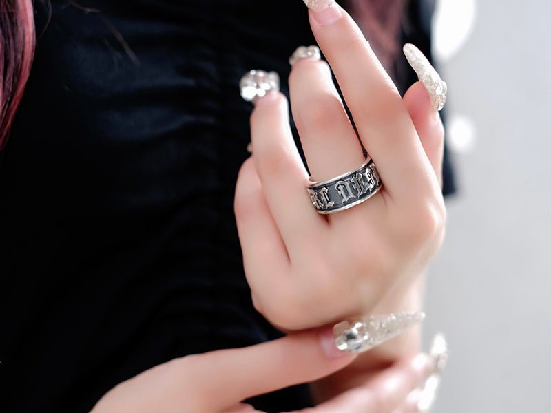 Lily End Logo Ring