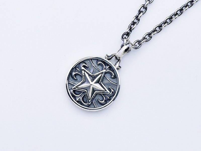 Pointed Star Coin Pendant