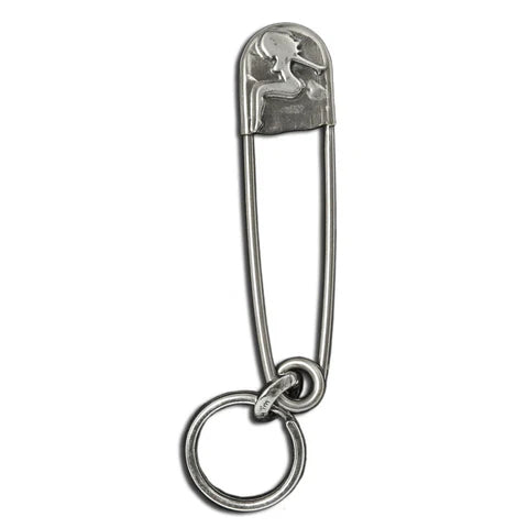 KV737SP Crown Safety Pin Key Chain
