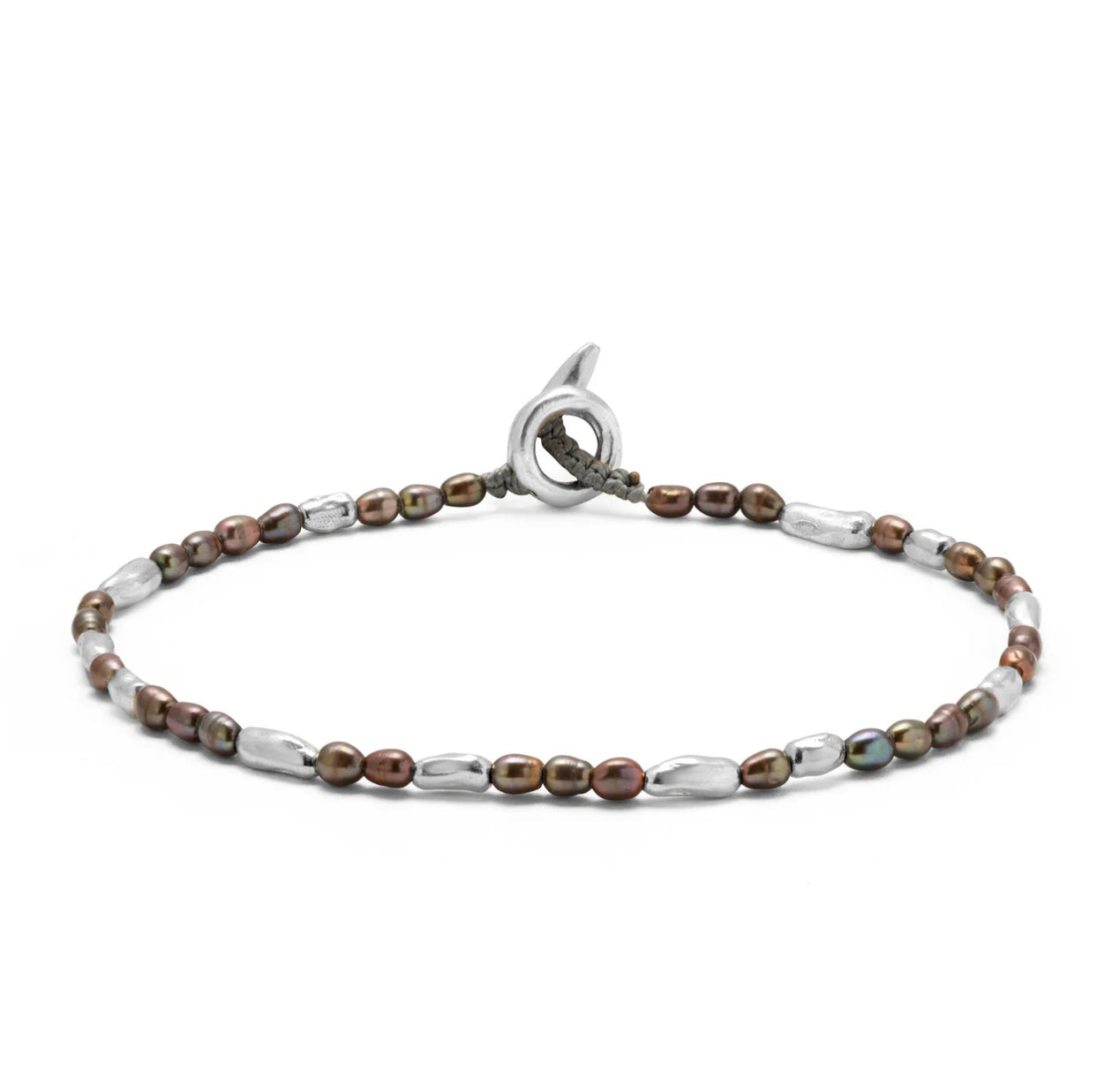 MAOR - HOKKAIDO BRACELET_BLACK PEARL_STERLING SILVER_1