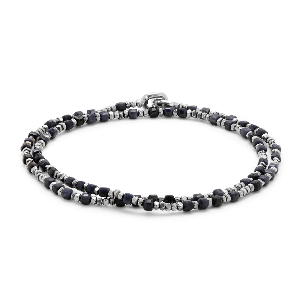 MAOR - PERCEP BRACELET_TWO WRAP_STERLING SILVER_ SAPPHIRE_5