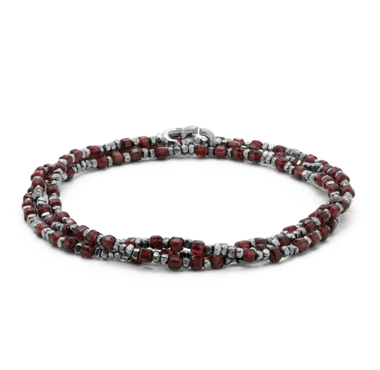 MAOR - PERCEP NECKLACE/BRACELET_  THREE WRAP_STERLING SILVER_2