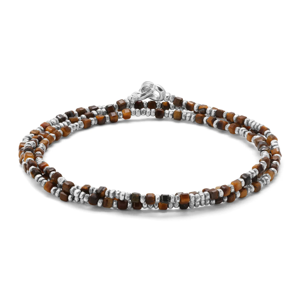 MAOR - PERCEP NECKLACE/BRACELET_  THREE WRAP_STERLING SILVER_GARNET_7