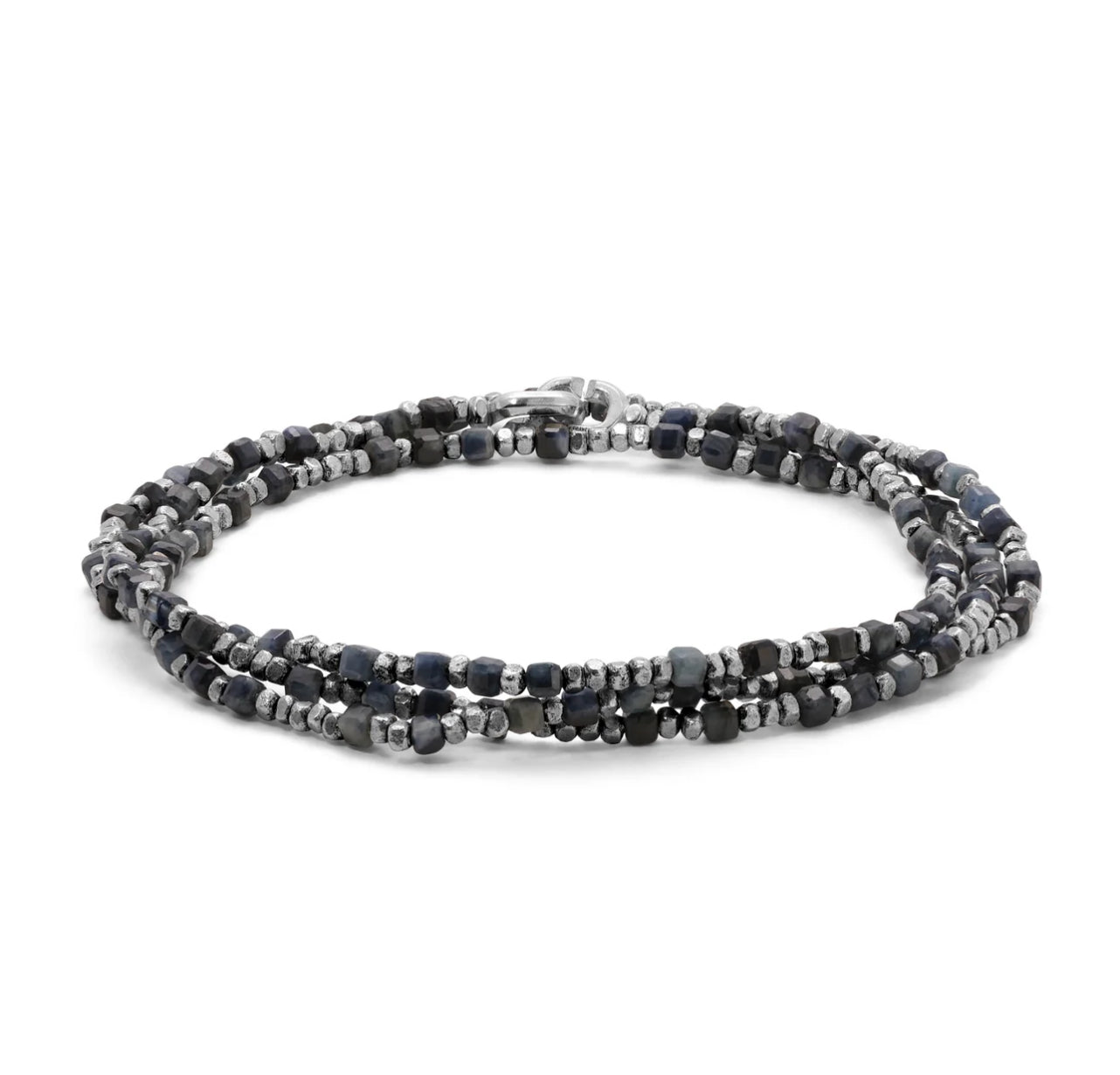 MAOR - PERCEP NECKLACE/BRACELET_  THREE WRAP_STERLING SILVER_STERLING SILVER_BLUE SAPPHIRE_3