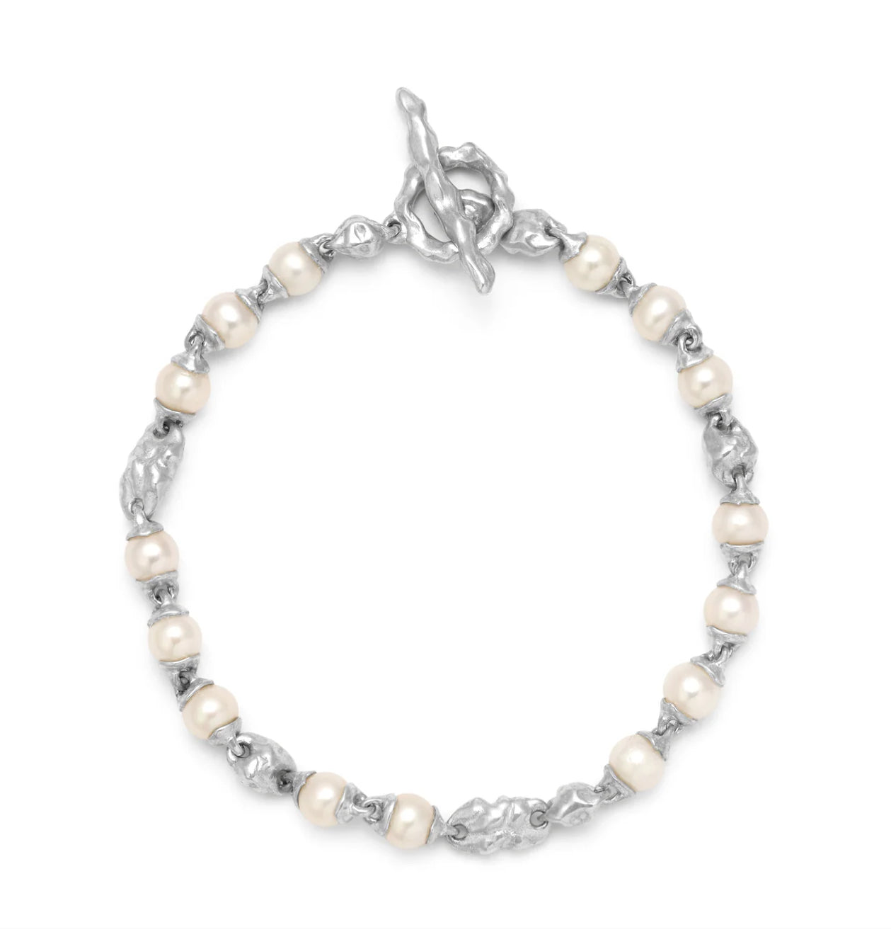 MAOR - THE RAIGH BRACELET_6MM _WHITE PEARL_STERLING SILVER_2