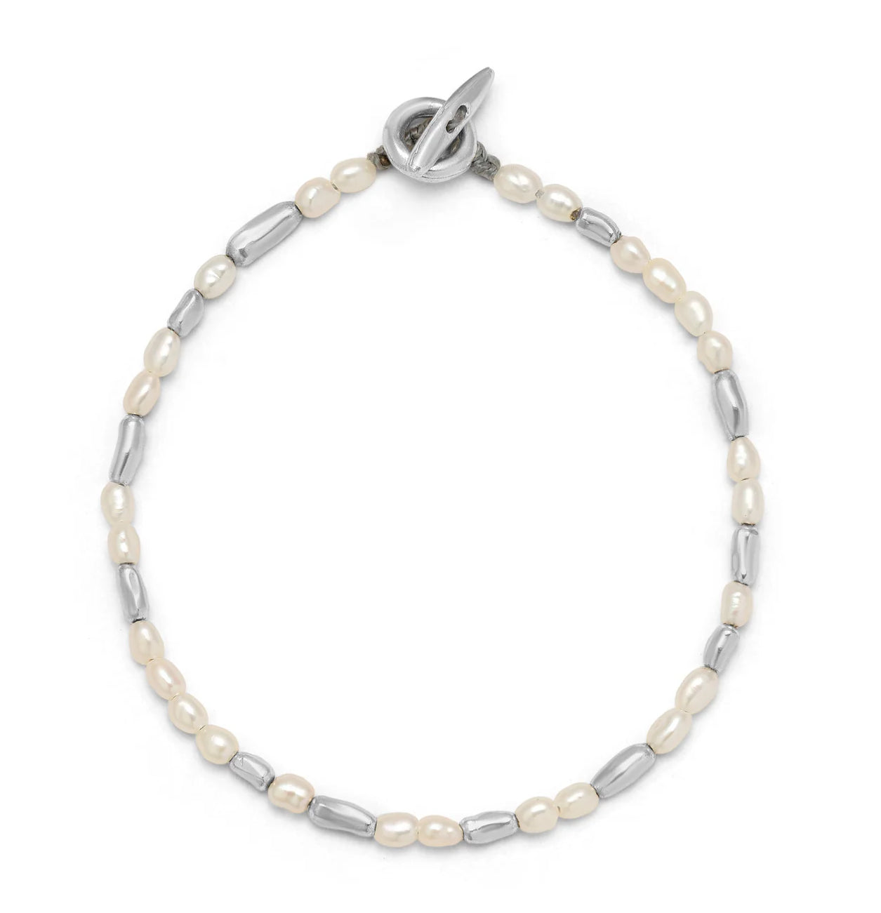 MOAR - HOKKAIDO BRACELET_WHITE PEARL_STERLING SILVER_2