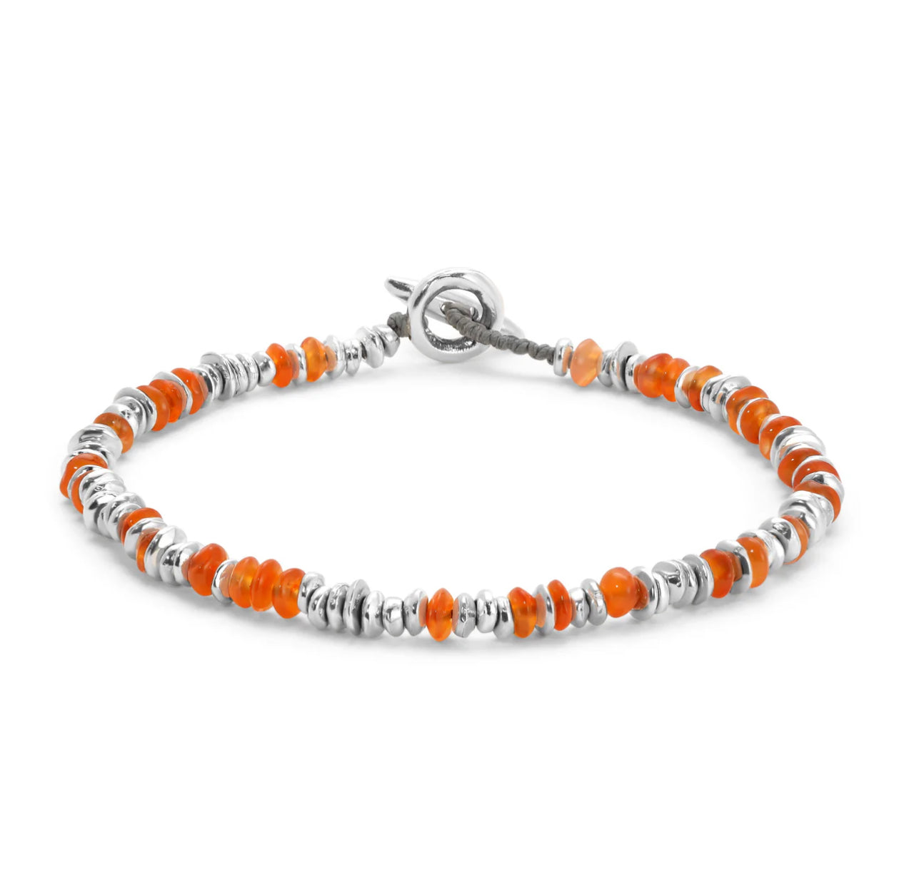 MOAR - PILLA BRACELET_STERLING SILVER_CARNELIAN_8