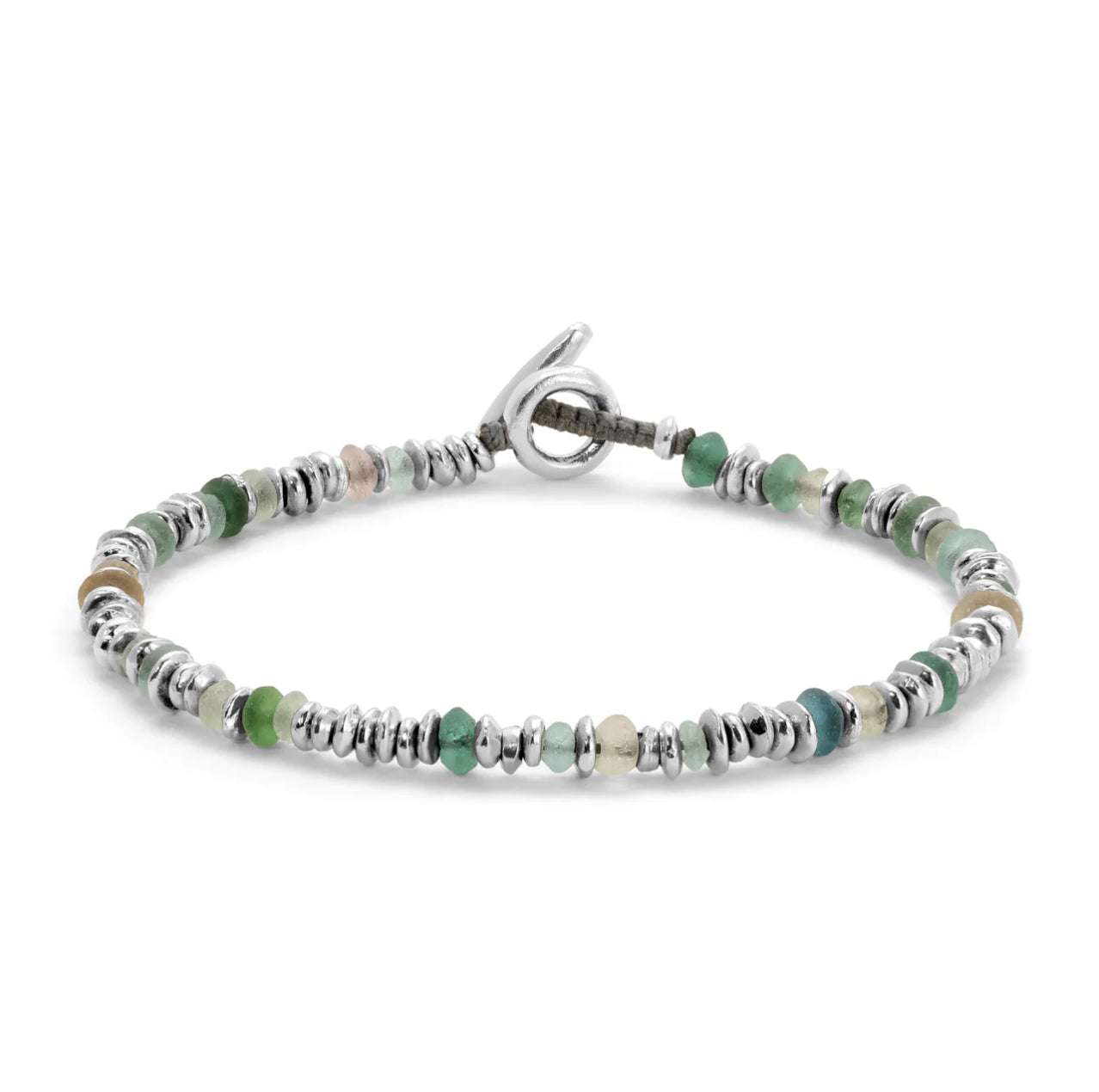 MOAR - PILLA BRACELET_STERLING SILVER_ROMAN GLASS_6