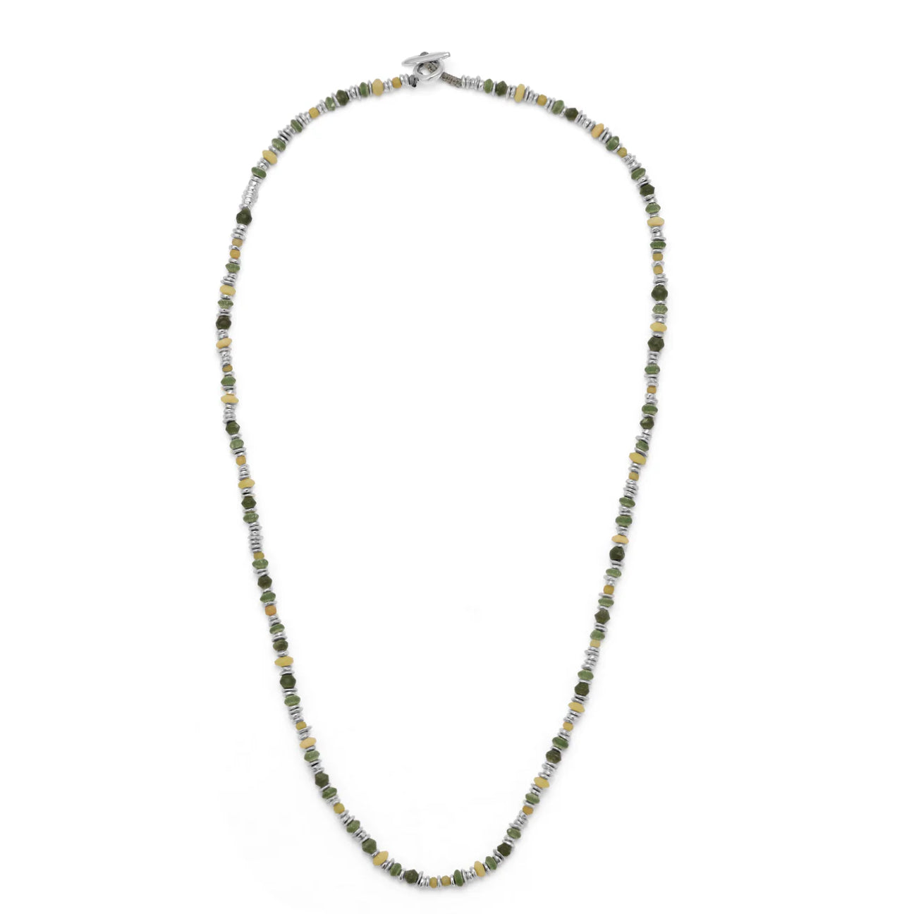 MOAR - PILLA NECKLACE_STERLING SILVER_GREEN JADE_2
