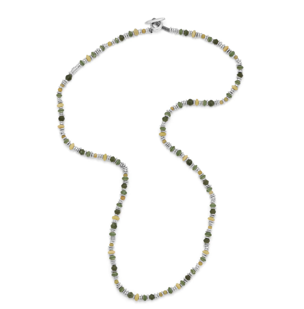 MOAR - PILLA NECKLACE_STERLING SILVER_GREEN JADE_3