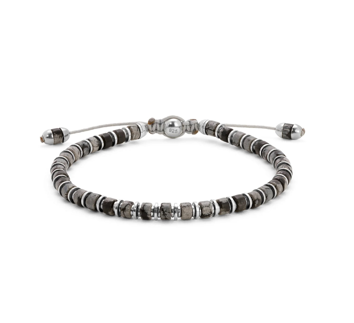 MOAR - SAPET BRACELET_STERLING SILVER_GREY MAP JASPER_4