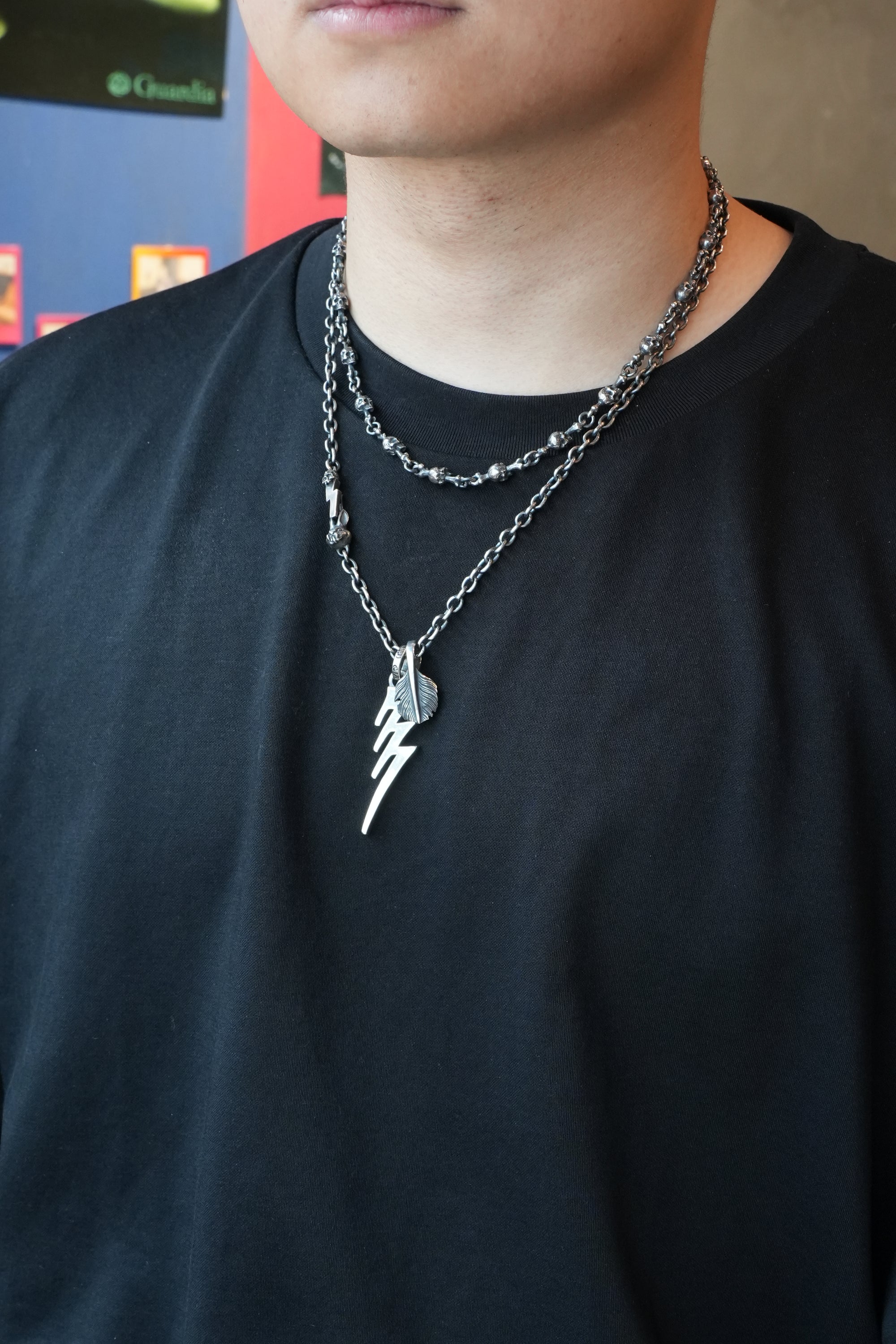 Mad Cult - Bone and Bone Necklace 22