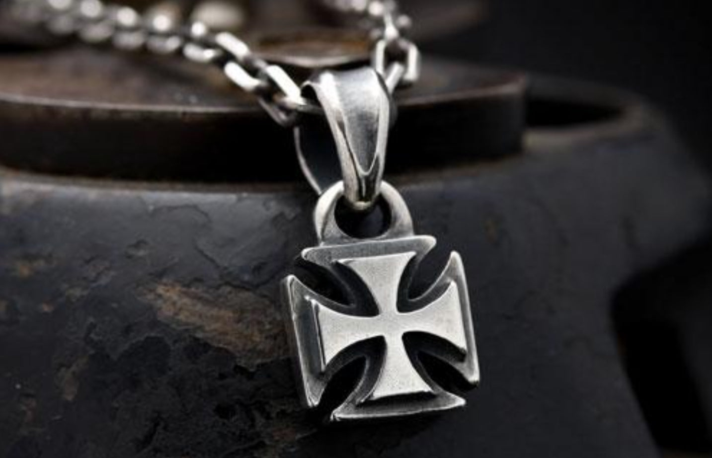 Mad Cult - E Cut Iron Cross Pendant SS 1