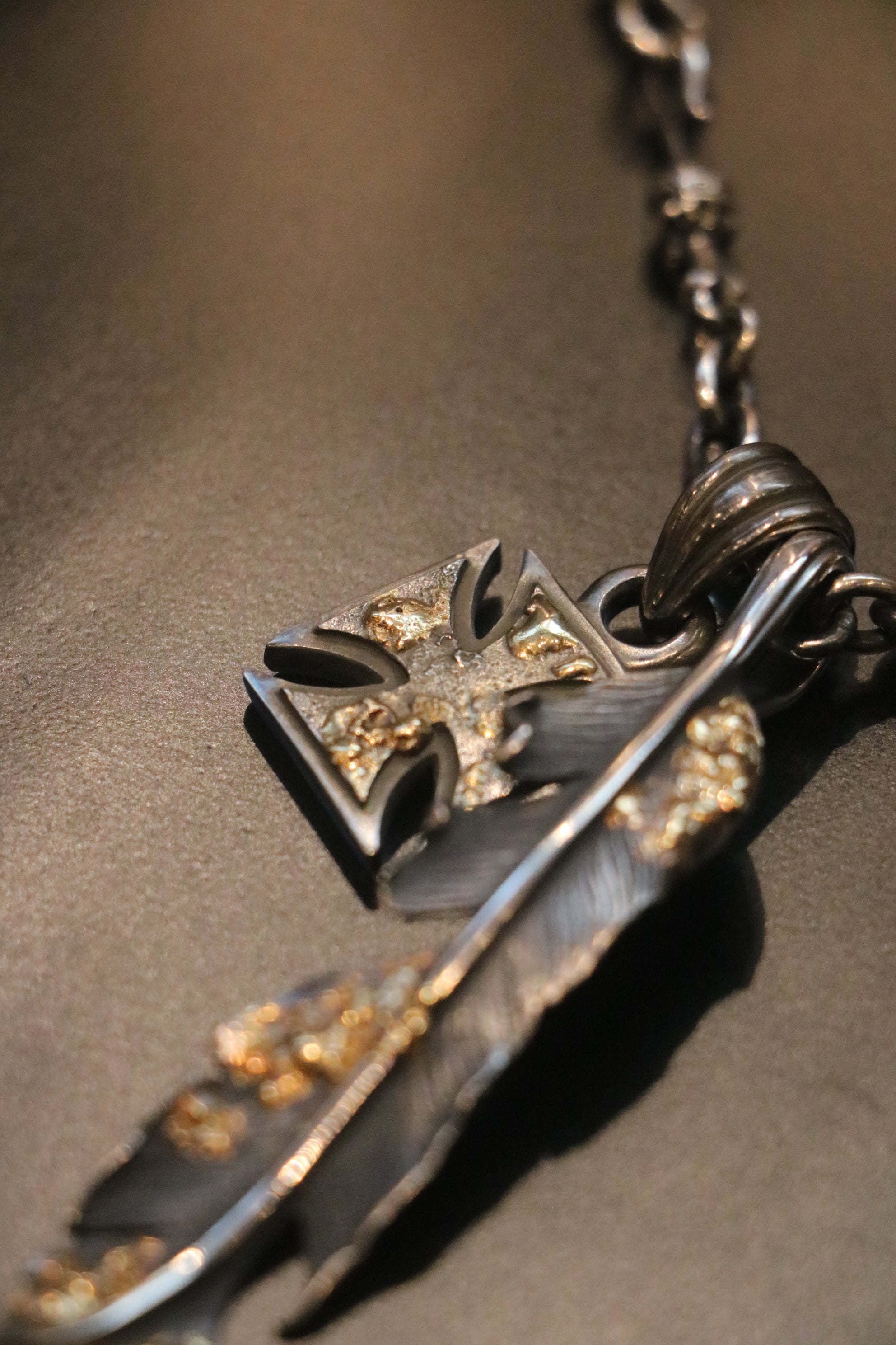 Mad Cult -18K Braze Rusty Iron Cross - PT_4