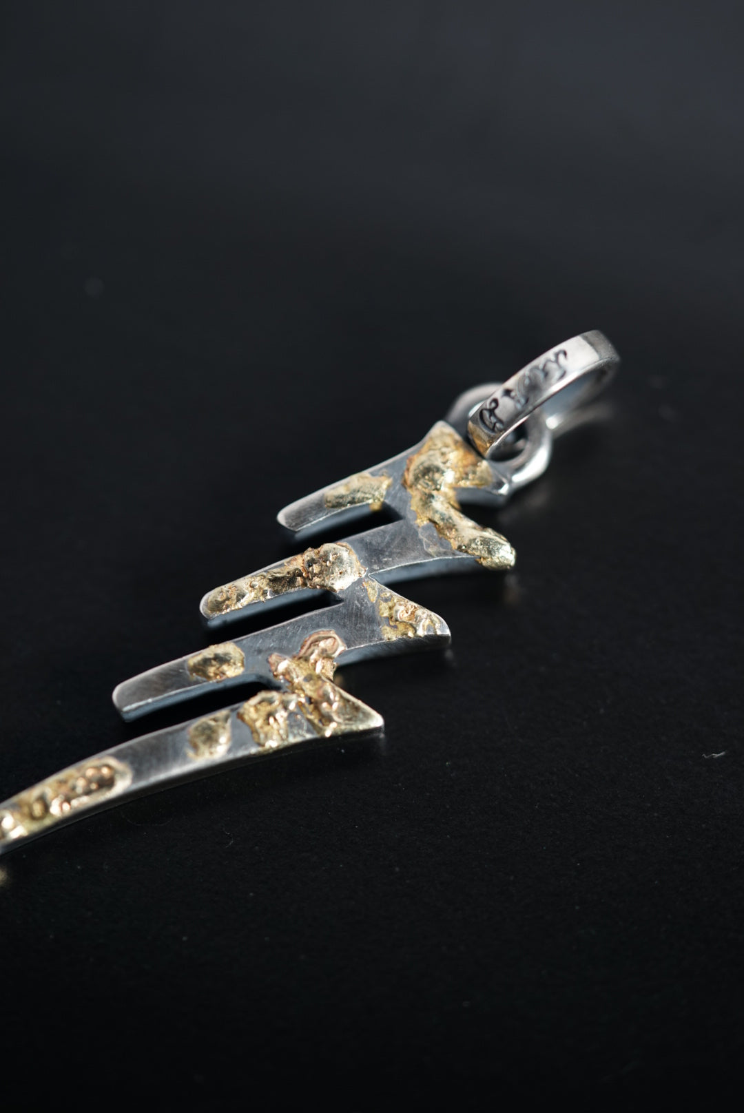 Mad Cult - 777 Lightning 18K Braze Pendant_1
