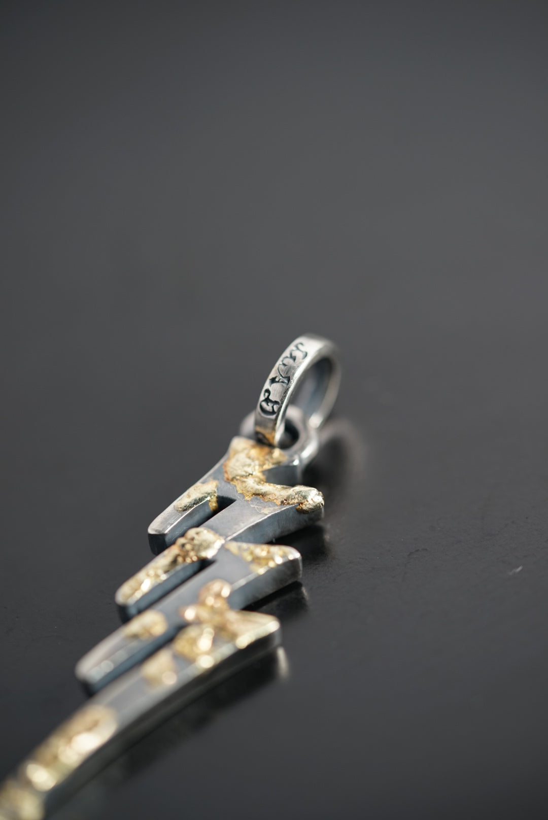 Mad Cult - 777 Lightning 18K Braze Pendant_5