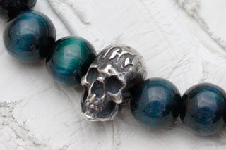 Mad Cult - Fucking Baby Blue Green Tiger Eye Bracelet_2
