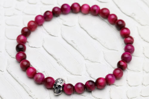 Mad Cult - Fucking Baby Pink Tiger Eye Bracelet