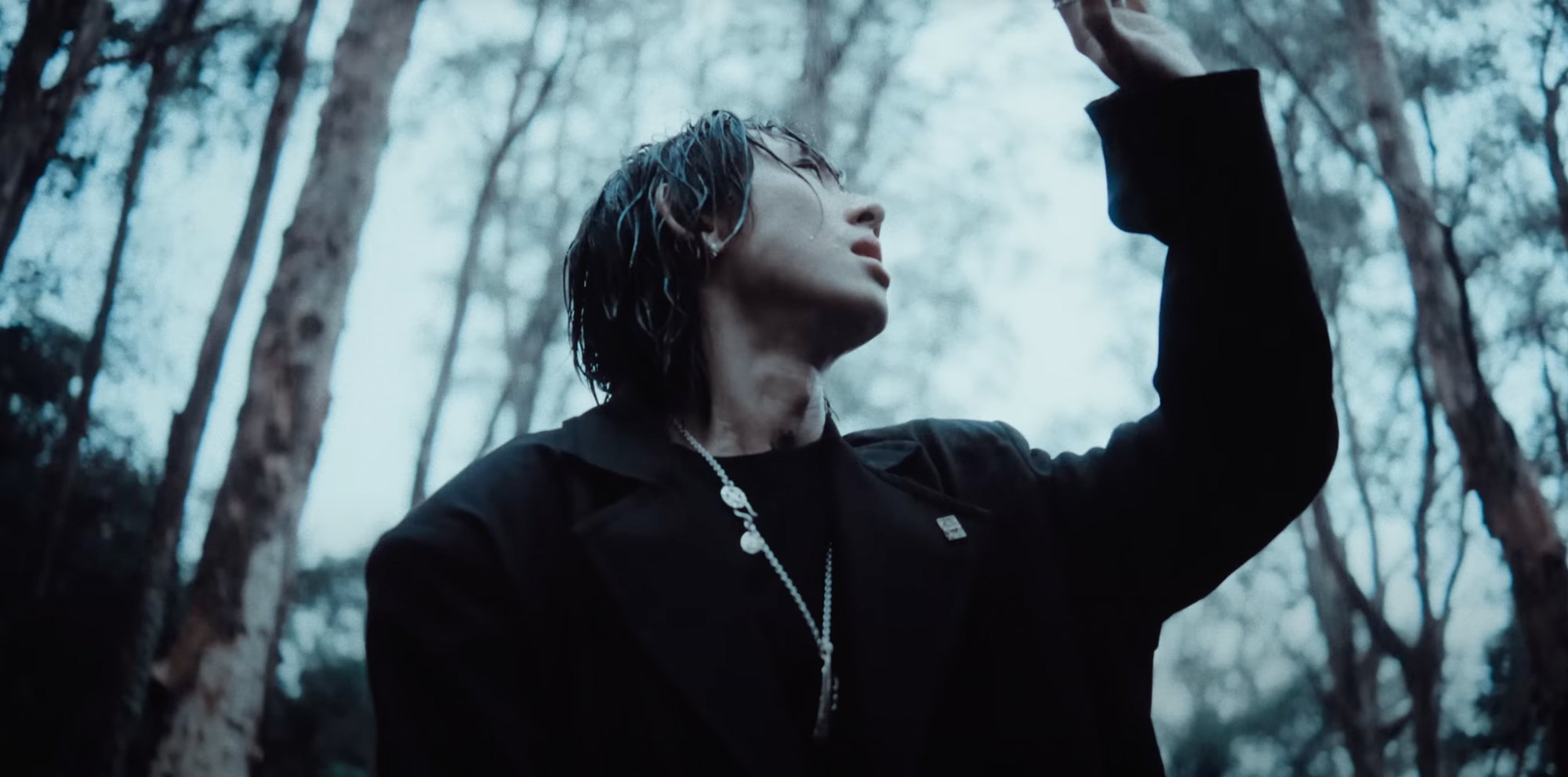 Manson Cheung wearing DEOPUZ silver jewellery for Rain or Shine MV