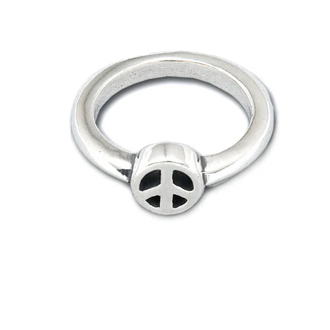 R341P X-Small Peace Sign Ring