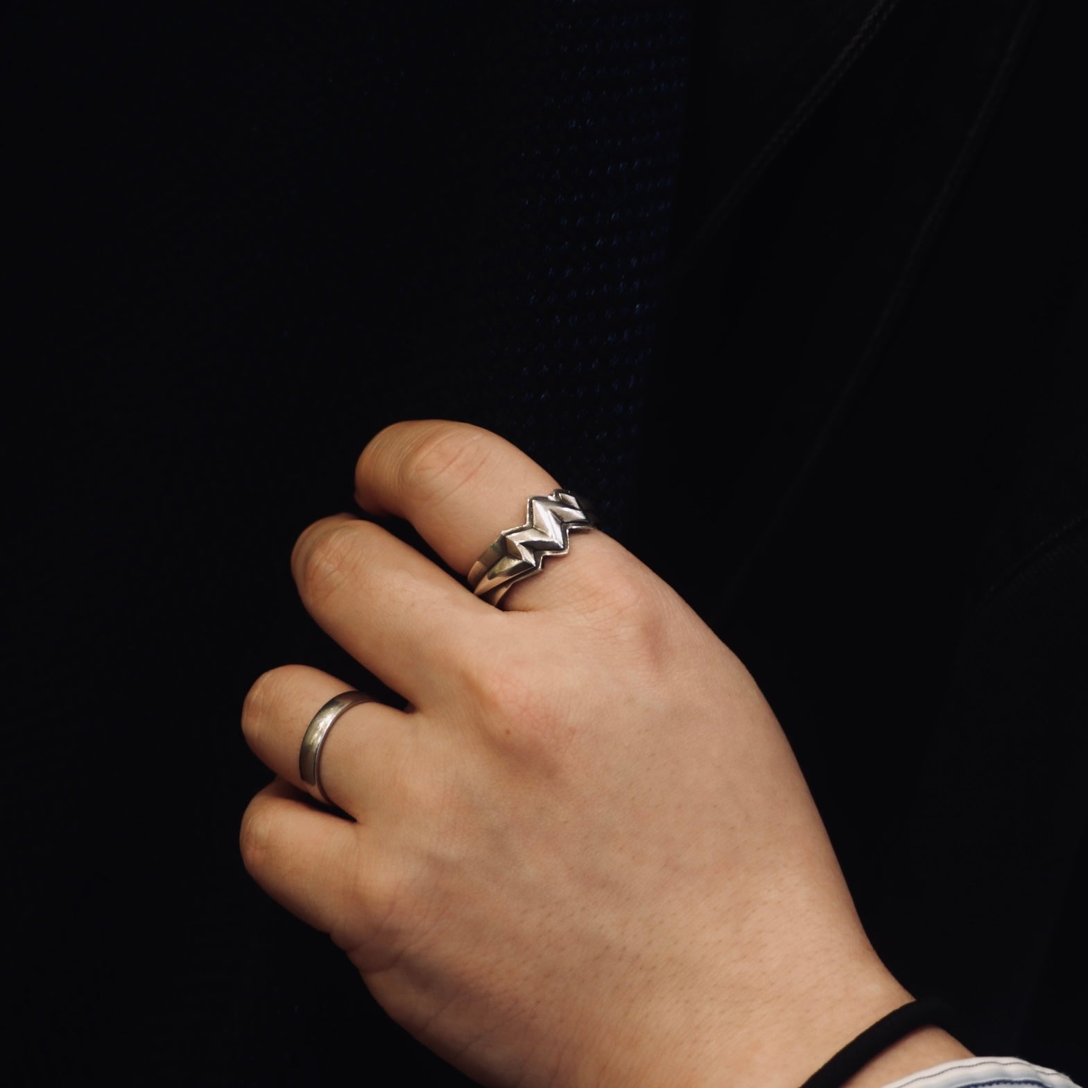 ROAD Silver Lightning Ring 3
