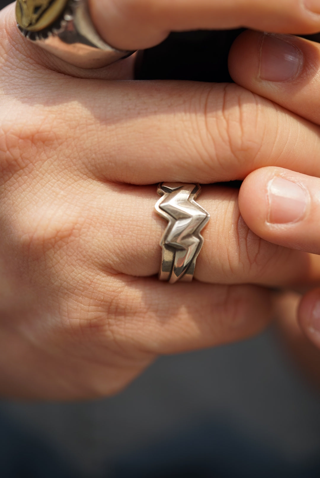 ROAD Silver Lightning Ring 6