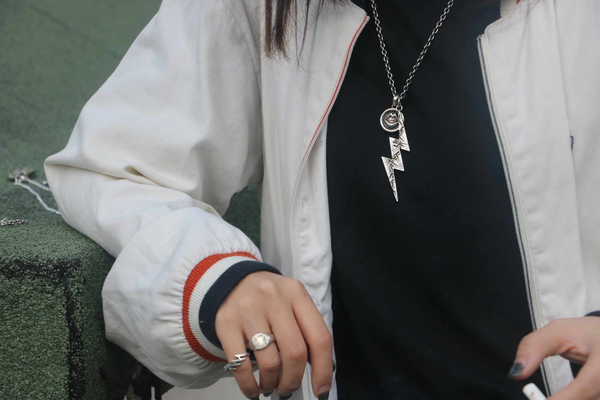 ROAD Silver Spark Pendant L 2
