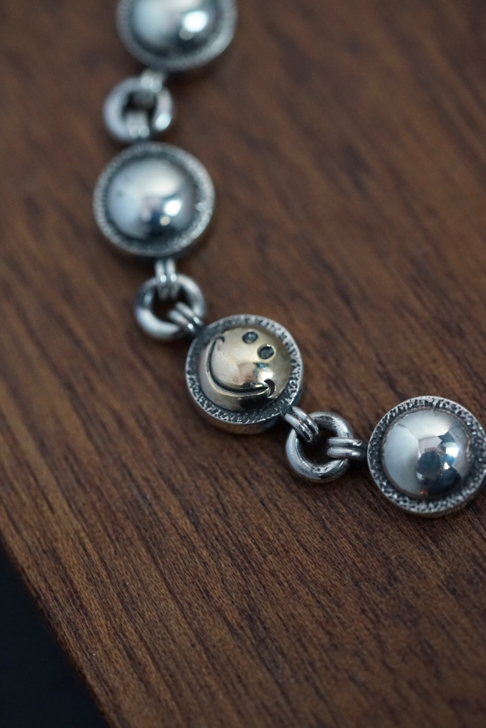 ROAD Smile Chain Stud Bracelet 3